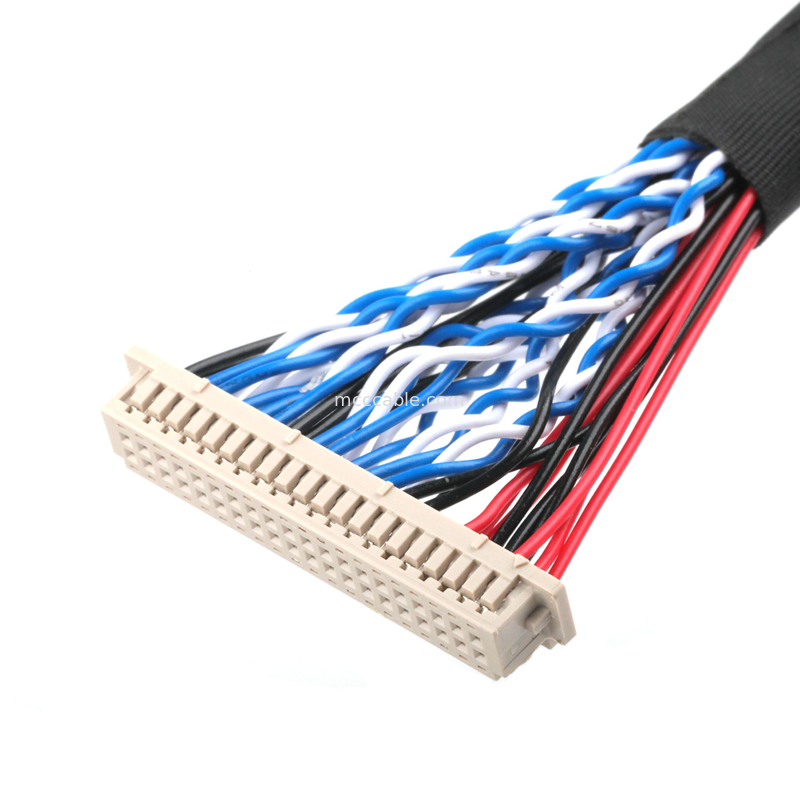 एलवीडीएस केबल DF13-4008-1.250 10 से FI-X30HL और KW30-8P-10 800 केबल समाक्षीय कनेक्टर