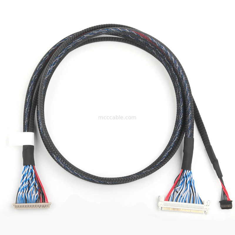 एलवीडीएस केबल DF13-4008-1.250 10 से FI-X30HL और KW30-8P-10 800 केबल समाक्षीय कनेक्टर