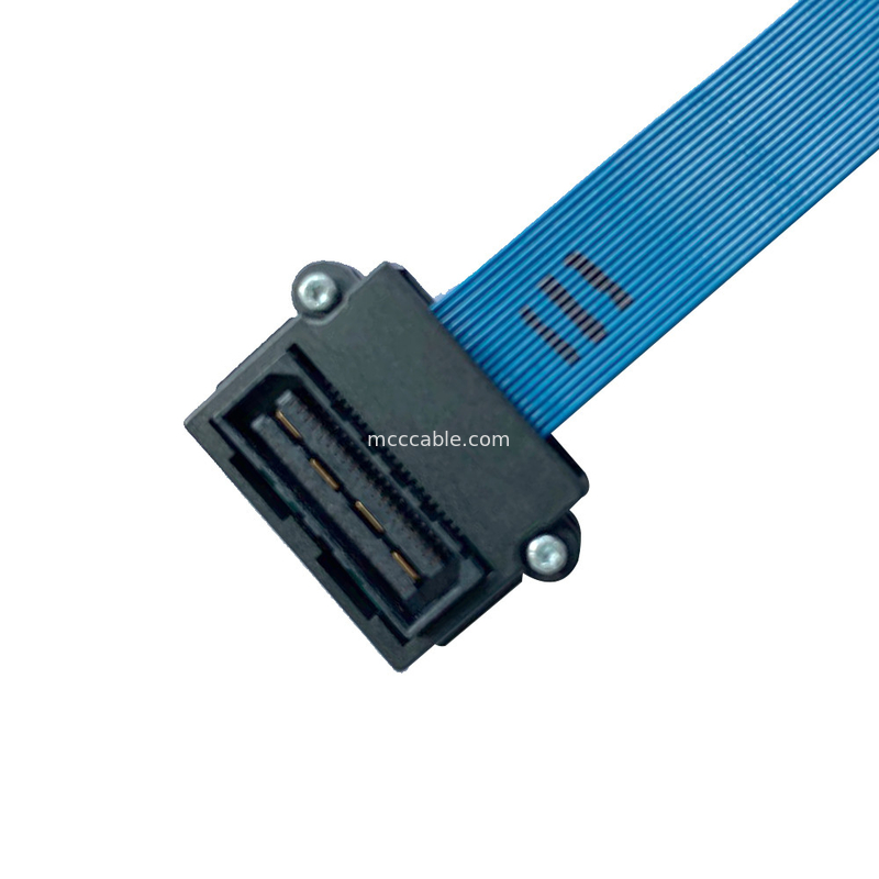 कस्टम 0.50मिमी QSH 030 01 FD Samtec हाई स्पीड केबल lvds डिस्प्ले कनेक्टर