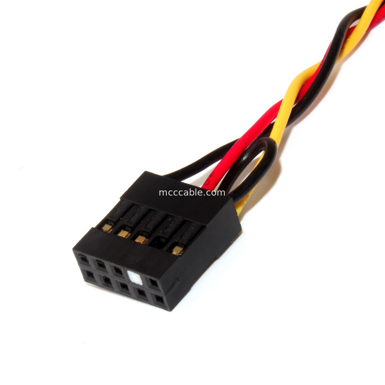 10POS 2.54MM PITCH Molex 22-55-2101 हेडर 3.5MM पैनल माउंट ऑडियो जैक
