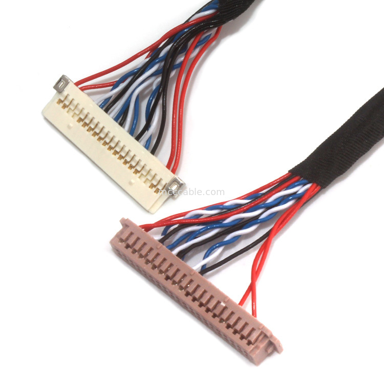 उल माइक्रो कोक्स केबल असेंबलियों, JAE  लव्स केबल 30 पिन Fi X30 से Df13 30ds 1.25c