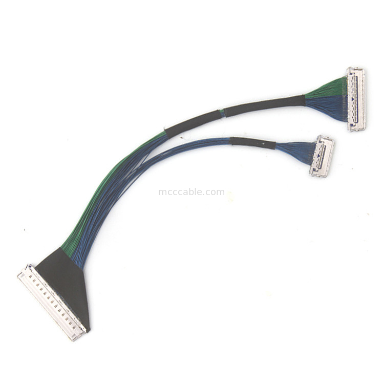 40P 20847 3427 20848 20849 20846 माइक्रो कोएक्सियल केबल 0.5 मिमी पिच 40Pin के लिए Vr हेडसेट इंटरफेस सिग्नल
