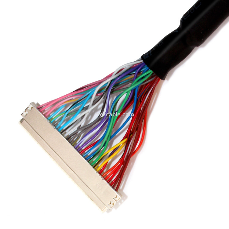 एक्सटेंशन  30PIN LVDS केबल असेंबली, Df19-30s से Df19-30s असतत वायर लैव्ड केबल