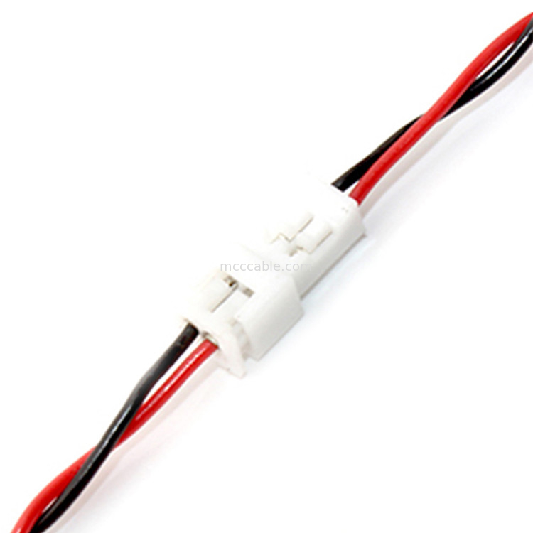 इलेक्ट्रिक साइकिल lvds डिस्प्ले कनेक्टर के लिए कस्टम वायर हार्नेस 2pin JST PH2.0