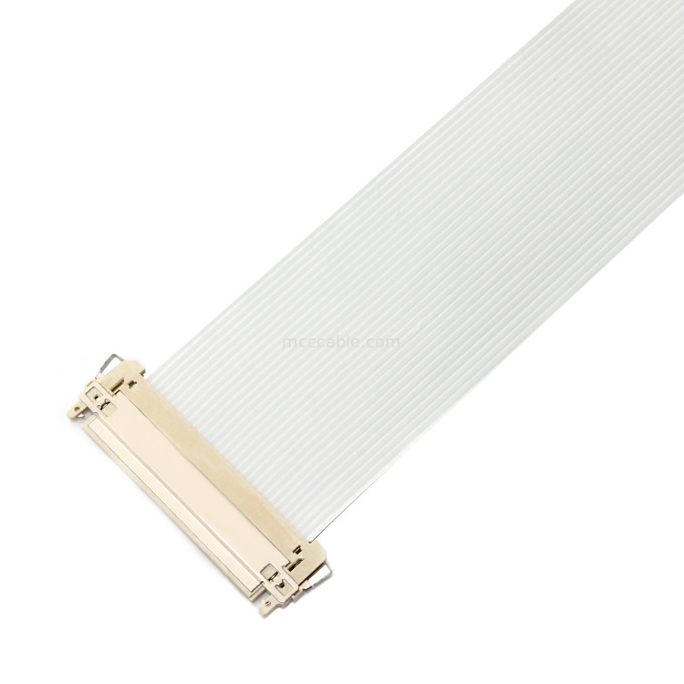 FI X30HL FFC FPC केबल, एलसीडी मॉनिटर स्क्रीन के लिए LVDS FFC केबल JAE