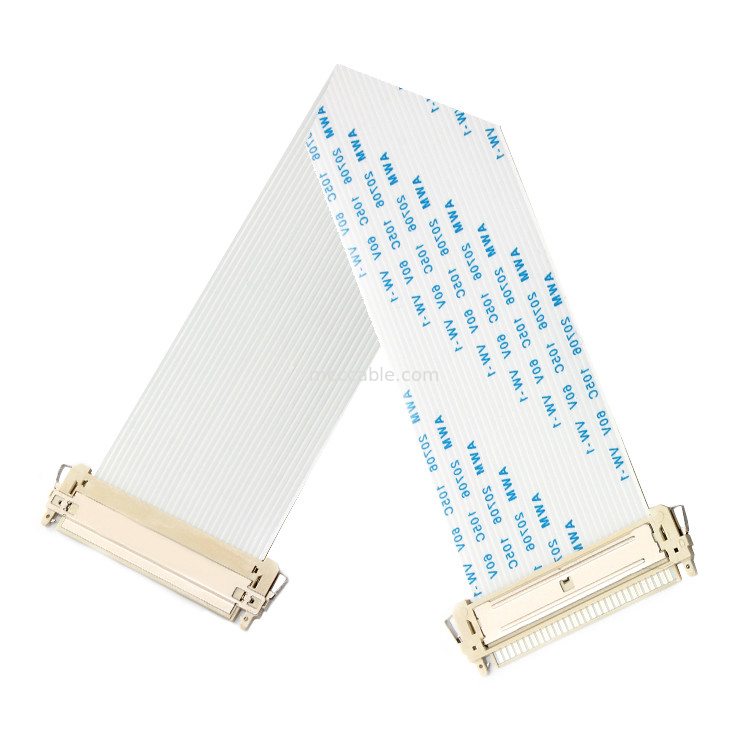 FI X30HL FFC FPC केबल, एलसीडी मॉनिटर स्क्रीन के लिए LVDS FFC केबल JAE