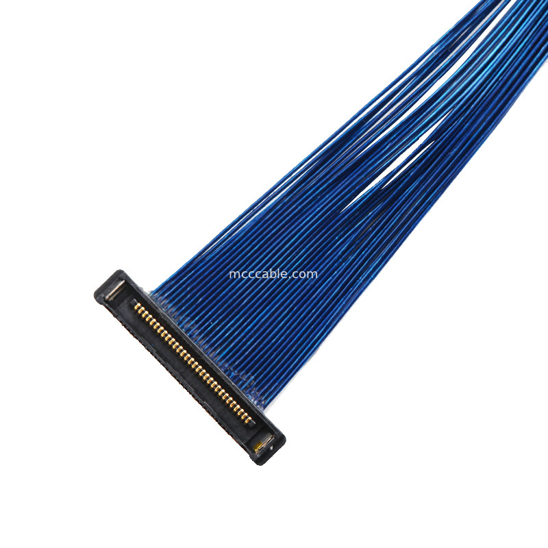 30 पिन EDP  माइक्रो समाक्षीय केबल असेंबली 20380-R30T-06 lvds डिस्प्ले कनेक्टर