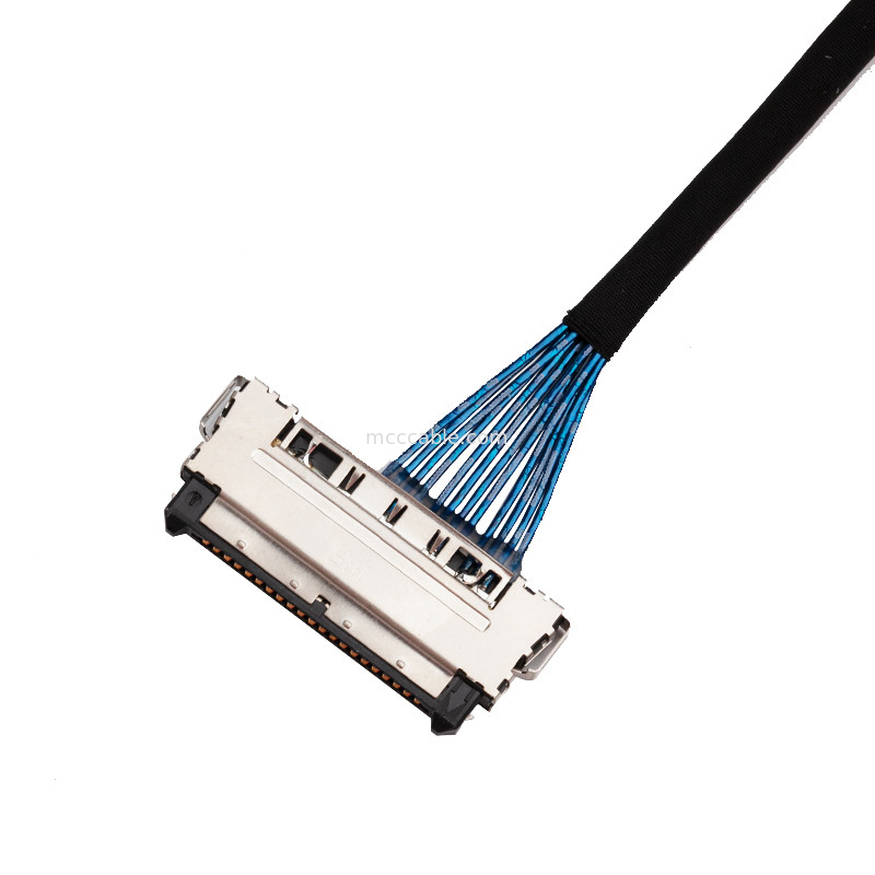 41 पिन EDP LVDS केबल असेंबली JAE FI-X 41P से  FX15S-41P-0.5SD