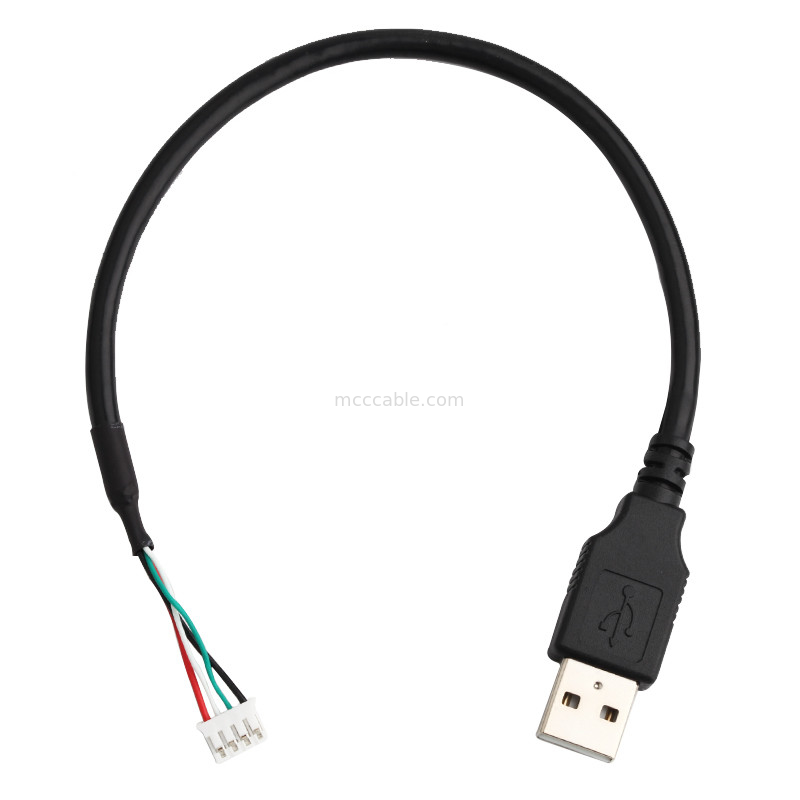 28AWG USB 2.0 से JST SPH-4 कस्टम वायर हार्नेस 9 पिन lvds डिस्प्ले कनेक्टर