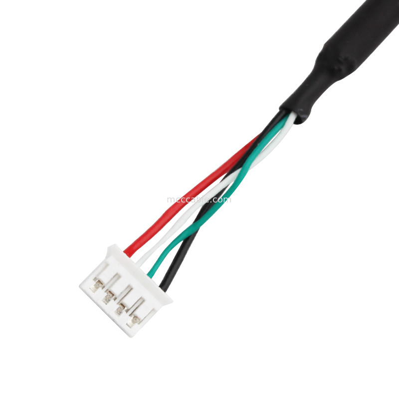 28AWG USB 2.0 से JST SPH-4 कस्टम वायर हार्नेस 9 पिन lvds डिस्प्ले कनेक्टर