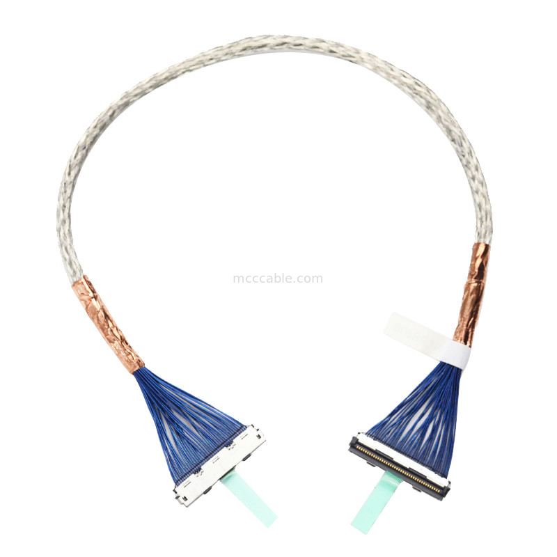 LVDS LCD डिस्प्ले Edp केबल असेंबली  DF80-40P-0.5SD lvds डिस्प्ले कनेक्टर