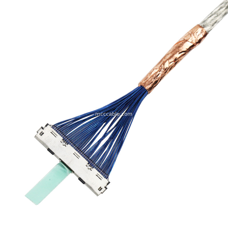 LVDS LCD डिस्प्ले Edp केबल असेंबली  DF80-40P-0.5SD lvds डिस्प्ले कनेक्टर
