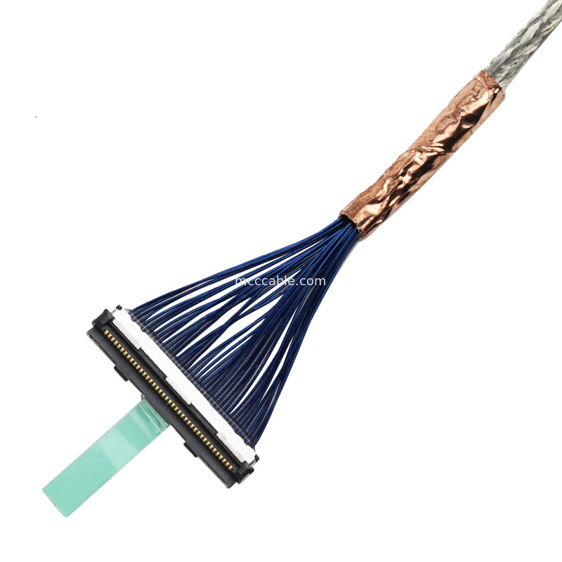 LVDS LCD डिस्प्ले Edp केबल असेंबली  DF80-40P-0.5SD lvds डिस्प्ले कनेक्टर