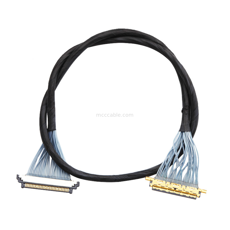 Kel Ssl20-30s To I  20454-030 Lvds Edp केबल असेंबली 0.5mm पिच 46 AWG