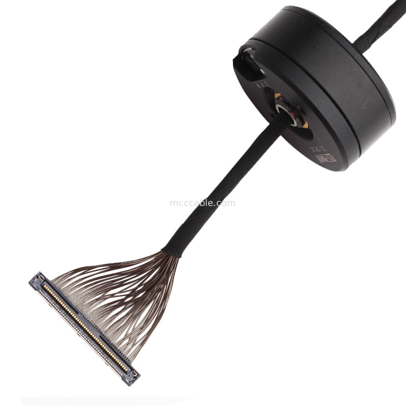 DF36C-50P-0.4SD से DC-2813C Lvds Edp केबल असेंबली 46AWG जिम्बल के लिए