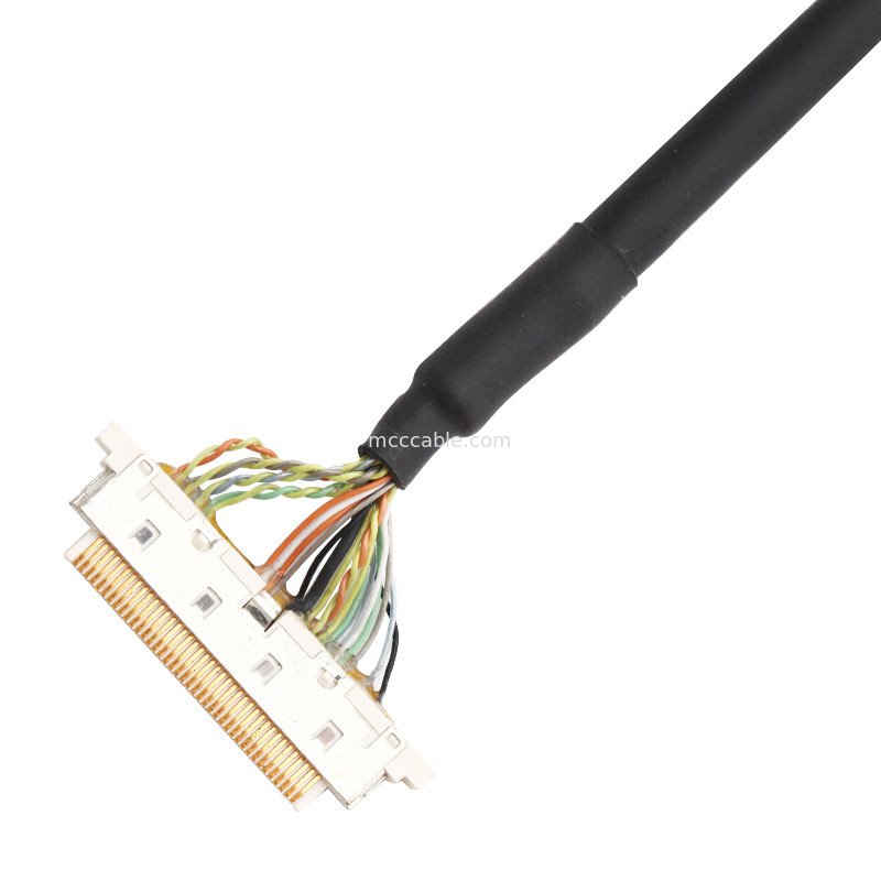 0.5mm पिच ACES 50204-040 1 1-002 से JST SHDR-40V-SB LVDS केबल असेंबली