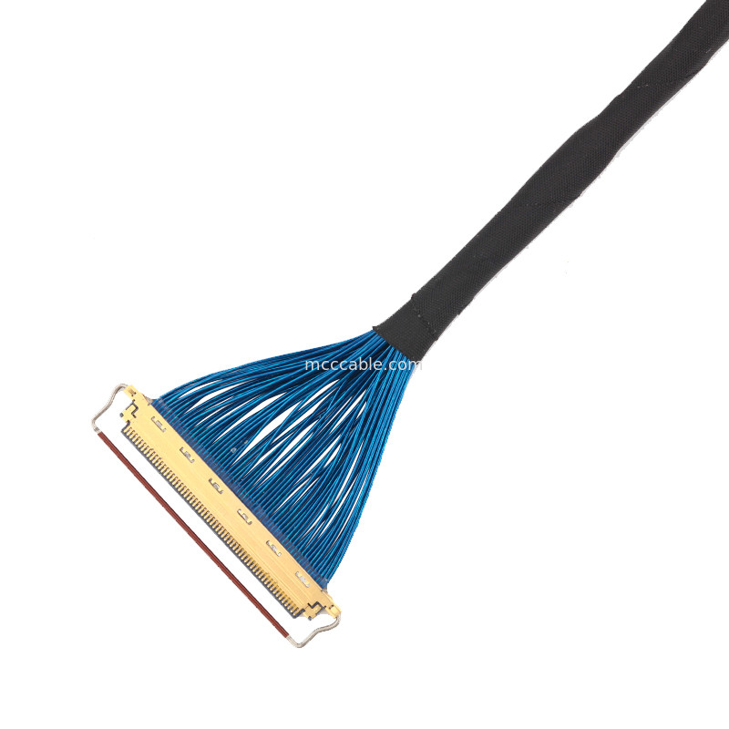 माइक्रो कोएक्सल Lvds EDP केबल असेंबली I  20633-260t-01s lvds डिस्प्ले कनेक्टर