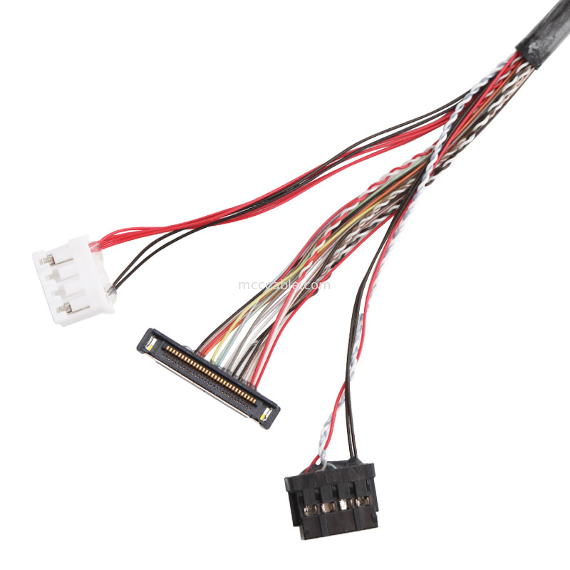 Jst Phr-4  20453-240t-03 से 20380-R30t-06 lvds हार्नेस केबल असेंबली