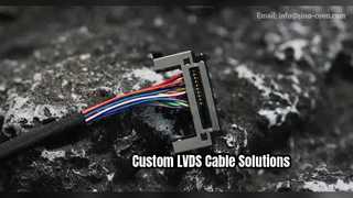 कस्टम FI RE31HL DF19 20P LVDS केबल असेंबली समाधान