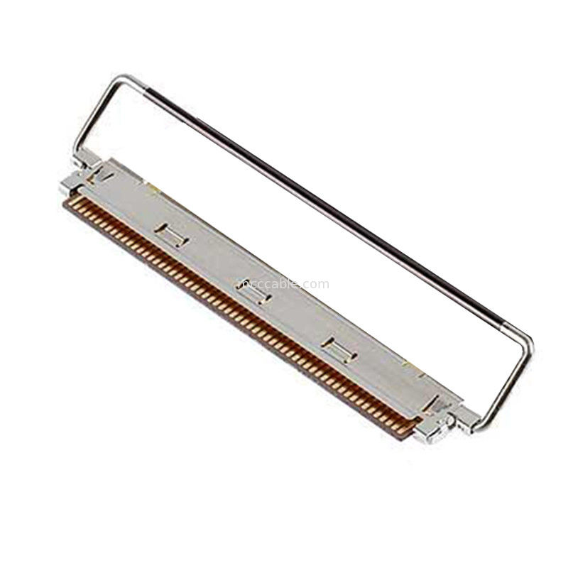 60P  CAF 20858-060T-01 0.4 मिमी पिच, क्षैतिज युग्मन प्रकार FPC प्लग कनेक्टर यांत्रिक लॉक के साथ