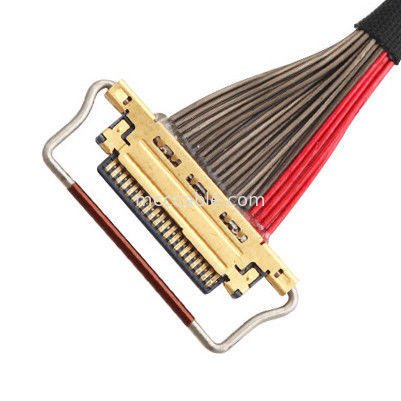 यूएल ईडीपी एलवीडीएस समाक्षीय केबल 0.4 मिमी पिच 20633-220T-01S 20 पिन कस्टम लंबाई