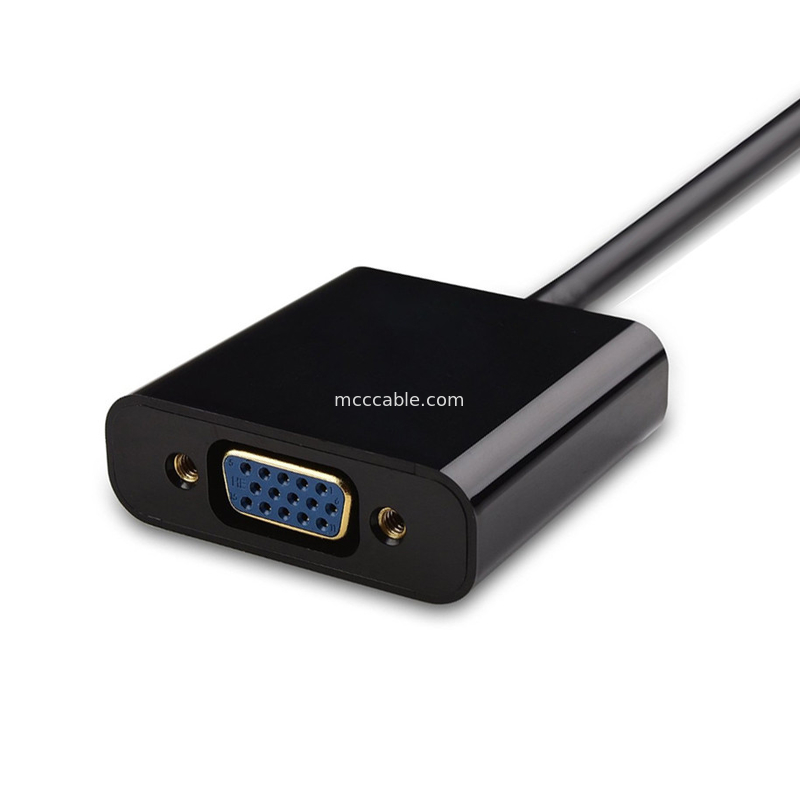 कनेक्टर एडाप्टर एलवीडी 10 इंच डीवीडी से वीजीए एडाप्टर केबल एडाप्टर वीजीए या डॉकिंग के लिए