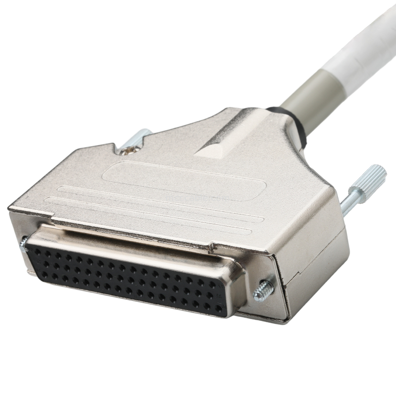 Hd D Sub Db50 केस जस्ता मिश्र धातु निकेल लेपित D-Sub Mdr प्लग Od 90mm