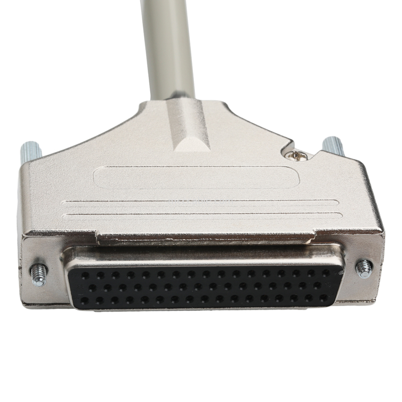 Hd D Sub Db50 केस जस्ता मिश्र धातु निकेल लेपित D-Sub Mdr प्लग Od 90mm