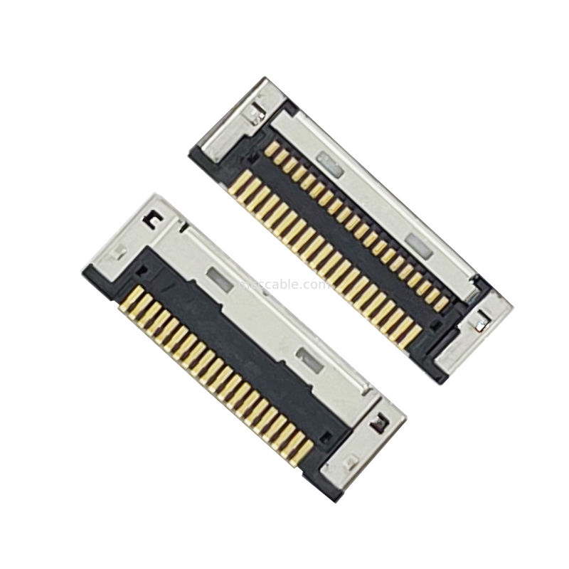 DF49-20P-SHL एचआरएस माइक्रो कोएक्सियल केबल असेंबली DF49-20P 0.4SD बेहद बारीक कोएक्सियल हार्नेस