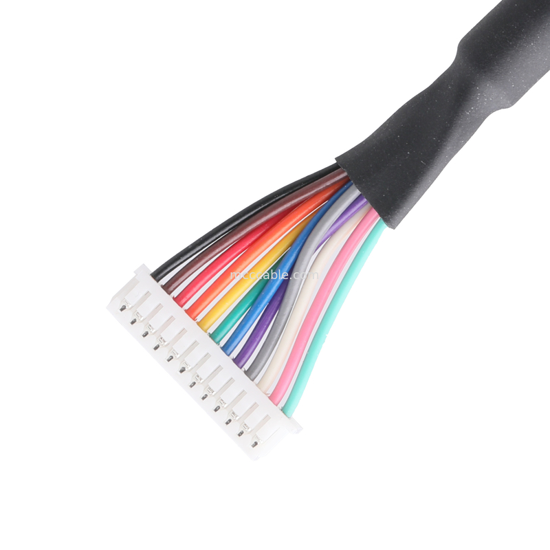 MX1.25-12P Lvds केबल असेंबली HSGWP/N 1025-H-12P-N-HF UL20276 28AWG*12C OD 5.5mm