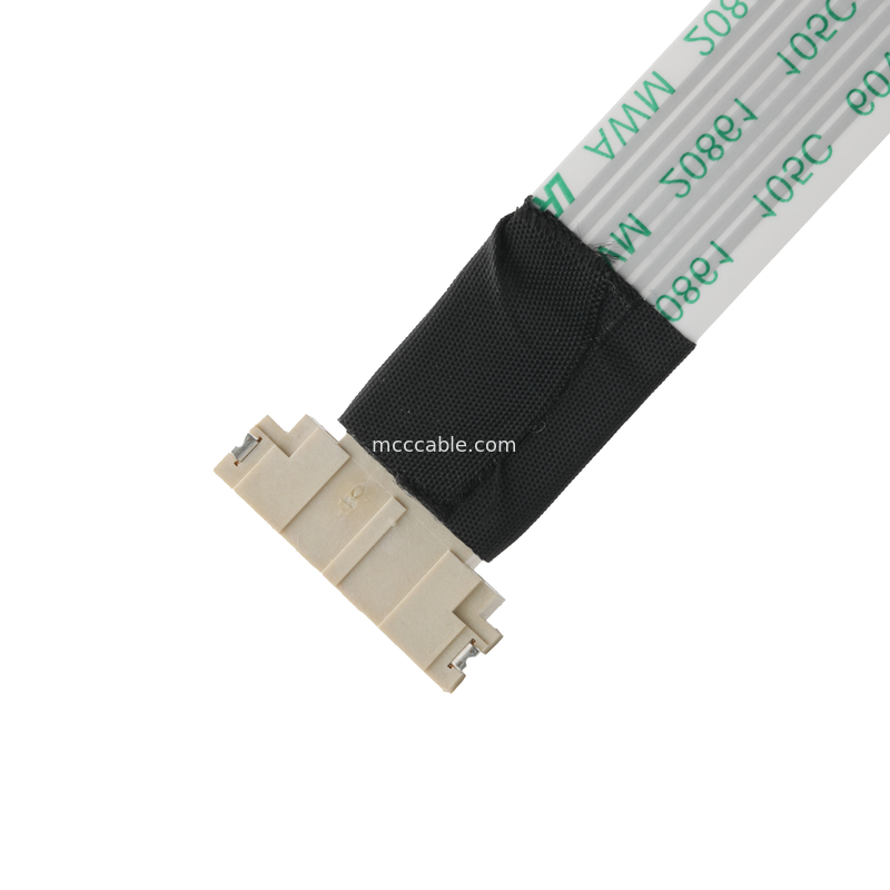 ROHS FFP/FPC 6Pin सफेद IS100-L08T-C46-C से HS100-L08N-N62 काला पिच 1.0 मिमी OEM/ODM