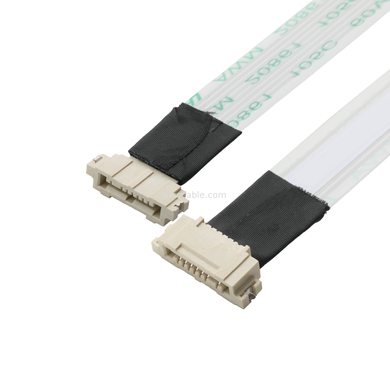 ROHS FFP/FPC 6Pin सफेद IS100-L08T-C46-C से HS100-L08N-N62 काला पिच 1.0 मिमी OEM/ODM