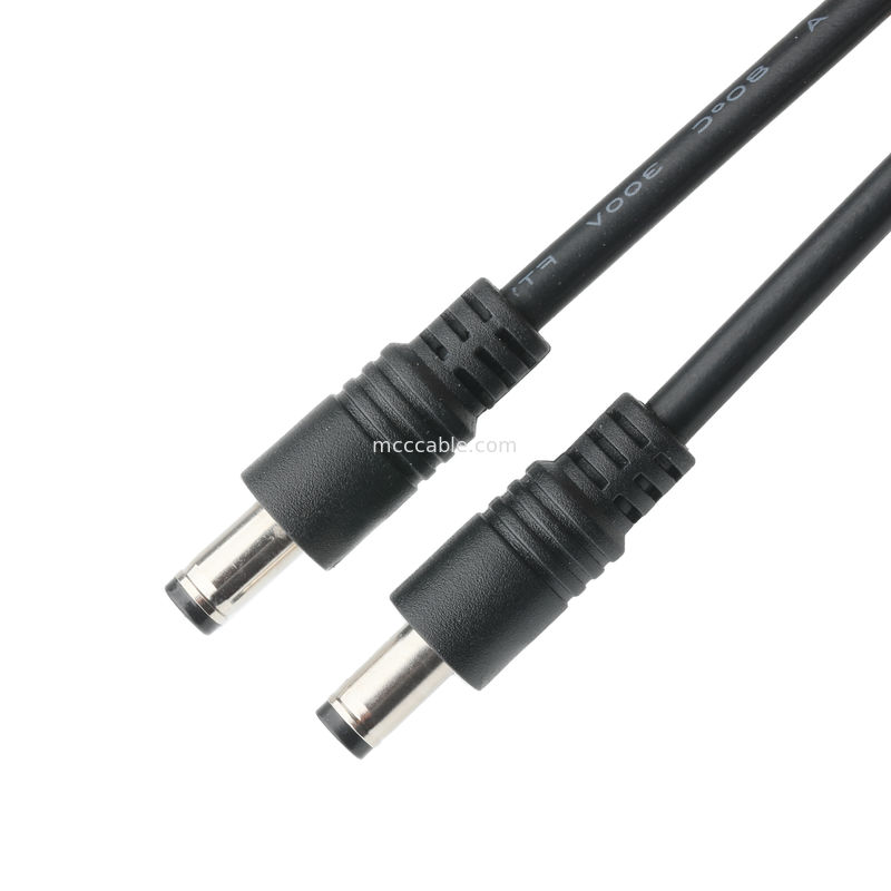 एचआरएस केबल कनेक्टर 1-1971905-4 HSG*1PCS AND To DC Plug 2.5*5.5mm Solder Type पीवीसी उपस्थिति मोल्डिंग