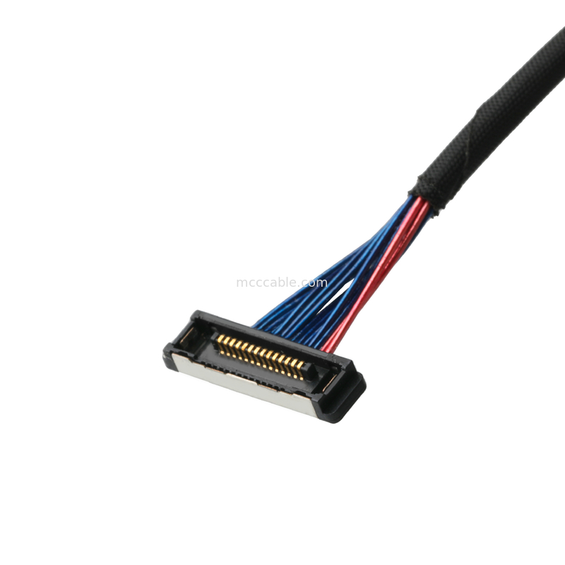 सूक्ष्म समाक्षीय केबल 20380 कनेक्टर 20380-R14T-06 0.4 मिमी पिच 14P कनेक्टर