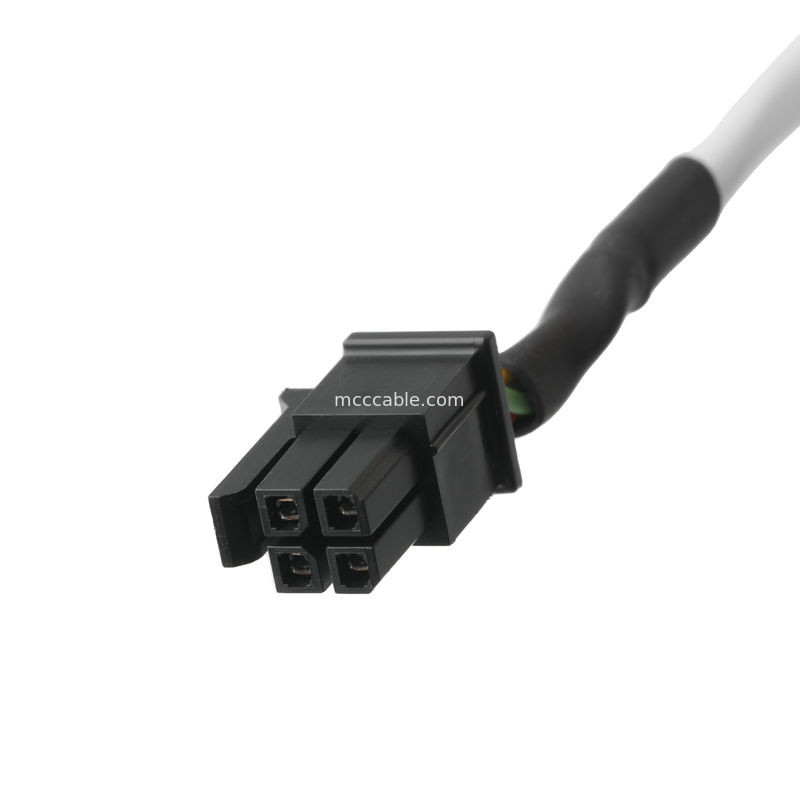 PUSHBUTTON एलईडी सफेद M12 IP65/IP67 HSG पुरुष 43025-0400 पिच 3.0 मिमी एमएक्स पावर स्विच एक्टिवेटर के लिए