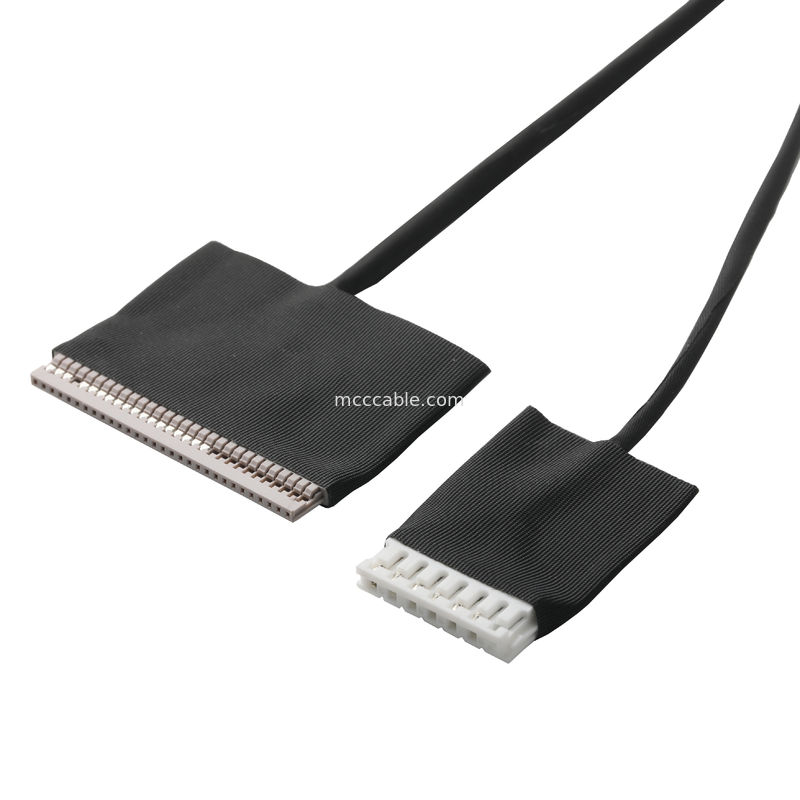 माइक्रो कोएक्सियल 20453-230T से DF14-30P और JST EH-7P 30P केबल असेंबली 0.5 मिमी पिच OEM/ODM