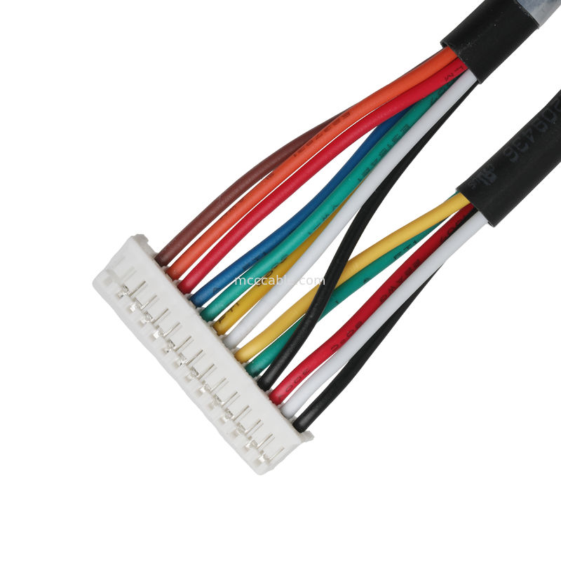 एलवीडीएस केबल असेंबली जेएसटी पीएचआर-14पी से जेएसटी पीएचआर-8पी और जेएसटी-पीएचआर-5पी कनेक्टर पिच 2.0 मिमी केबल ओईएम/ओडीएम