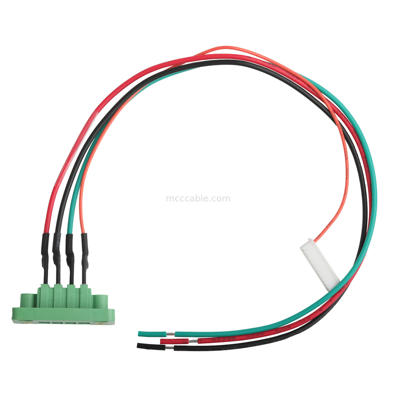 DFK-MC JL15CDGV-3.81 4Pin से MX1.25-12Pin और UL लोबल दीवार के माध्यम से टर्मिनल ब्लॉक