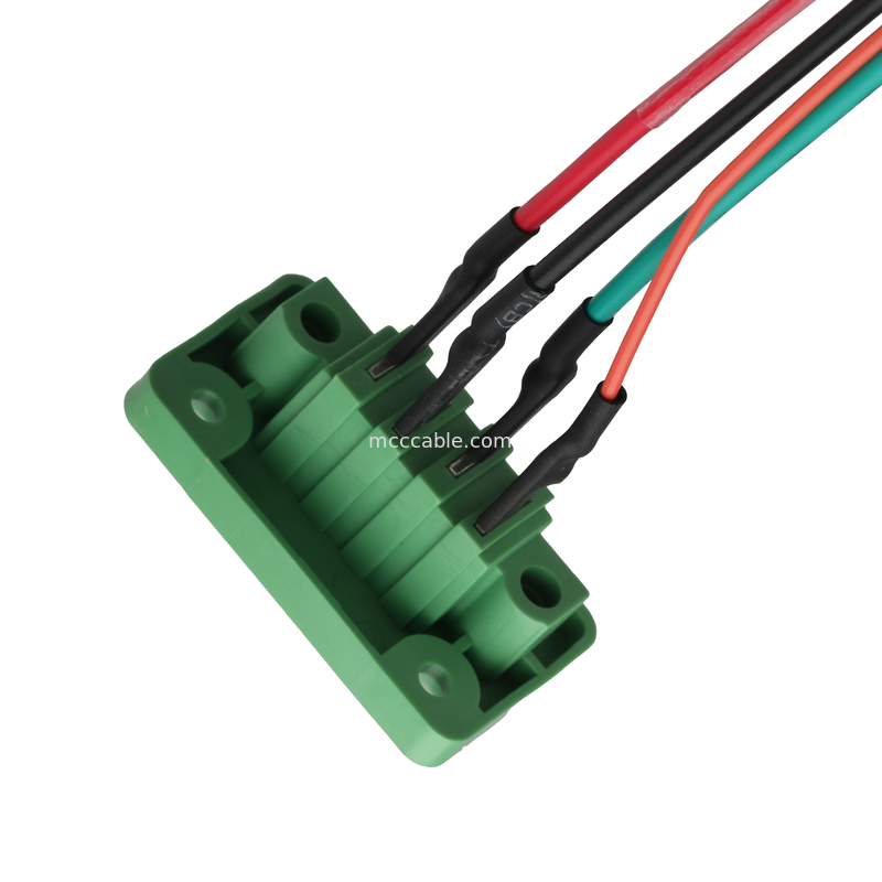 DFK-MC JL15CDGV-3.81 4Pin से MX1.25-12Pin और UL लोबल दीवार के माध्यम से टर्मिनल ब्लॉक