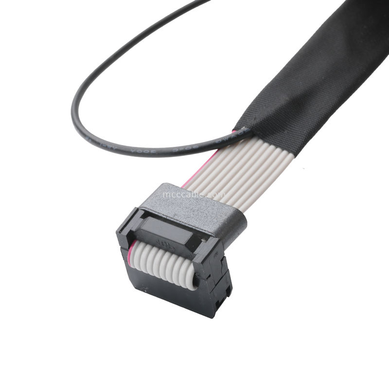 आईडीसी एफसी-10पी और टीईआर एम4 पिच 1.27 मिमी रिंग तार UL2651 28AWG केबल OEM/ODM के साथ ग्राउंड केबल कनेक्टर