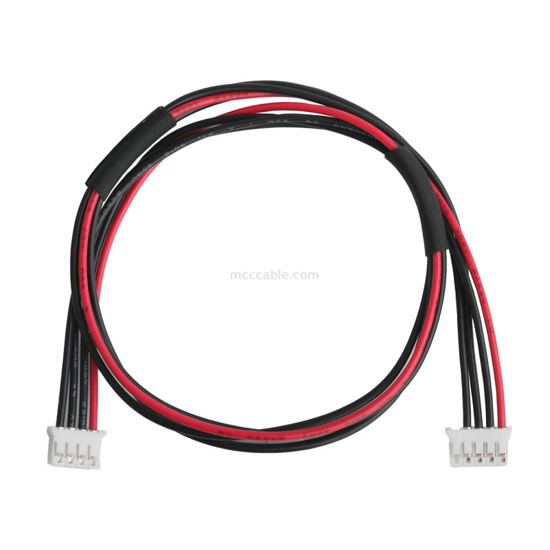 कस्टम हार्नेस केबल असेंबली JST PHR-5 से PHR-4 कनेक्टर केबल UL1007 24AWG OEM/ODM