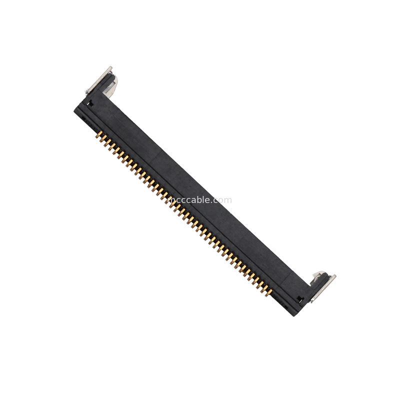 20347-340E-12R 0.4mm पिच अल्ट्रा-फाइन कोएक्सियल केबल कनेक्टर महिला उच्च-दर डेटा ट्रांसफर