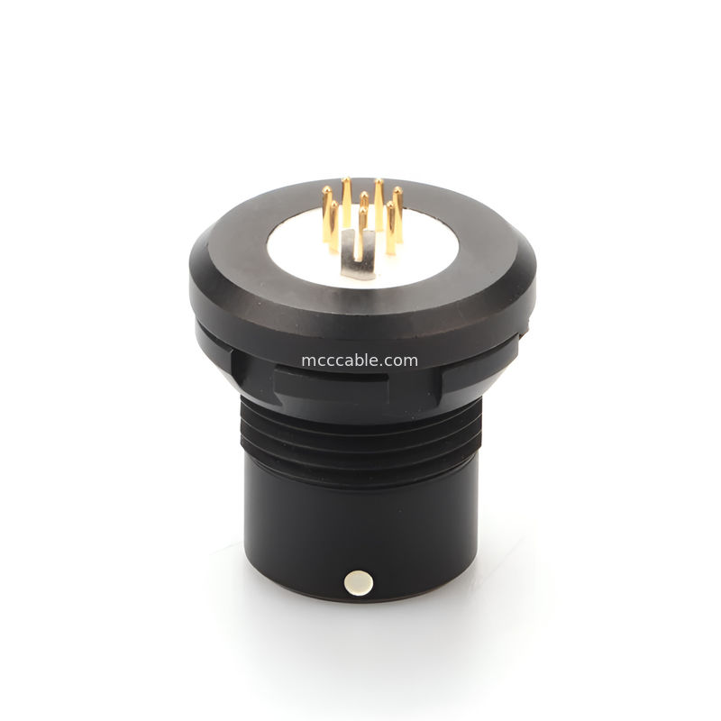 औद्योगिक जलरोधक परिपत्र कनेक्टर X श्रृंखला 8P महिला सैन्य कनेक्टर - उच्च गति डेटा संचरण