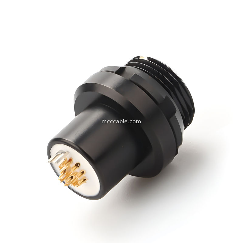 औद्योगिक जलरोधक परिपत्र कनेक्टर X श्रृंखला 8P महिला सैन्य कनेक्टर - उच्च गति डेटा संचरण