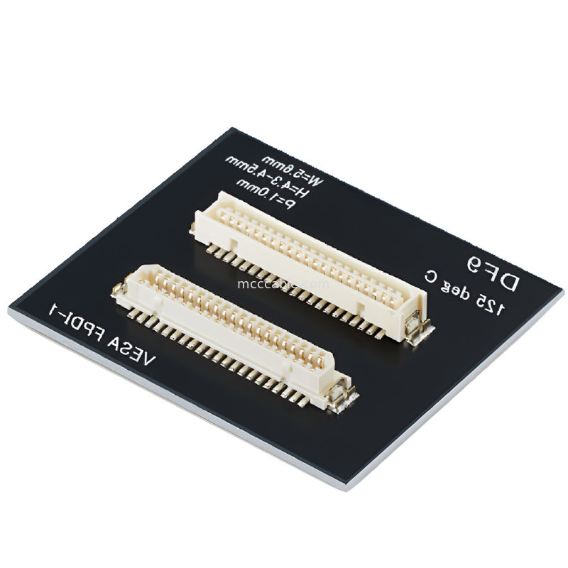 DF9 41P औद्योगिक ग्रेड मेडिकल वायर हार्नेस  DF9 41 पिन स्क्रीन डिस्प्ले केबल महिला हॉट प्रेस फ्लैट कनेक्ट