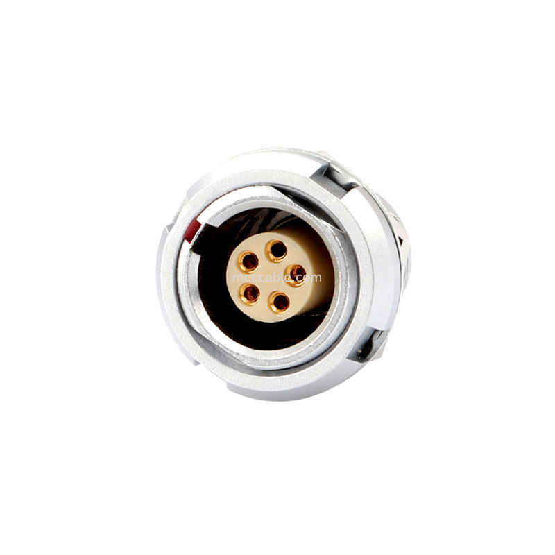 औद्योगिक जलरोधक कनेक्टर बी श्रृंखला Z2 5Pin डबल नट वेल्डिंग प्रिंटेड सर्किट बोर्ड पिन कोर (सीधे और कोण)