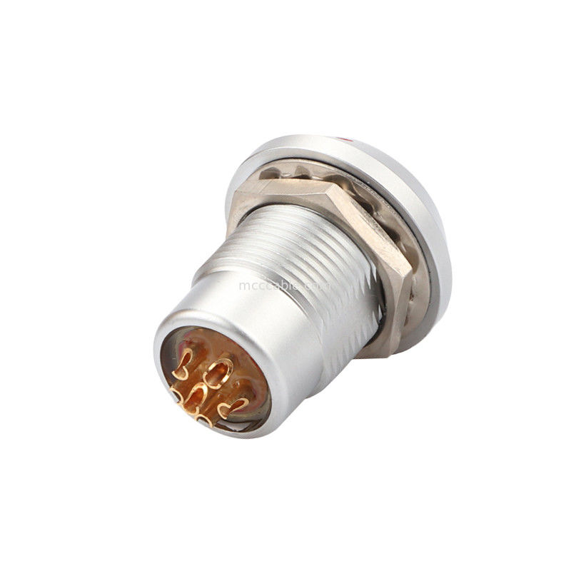पुश-प्लग सेल्फ-लॉकिंग कनेक्टर सर्कुलर कनेक्टर्स बी सीरीज Z8 6Pin महिला