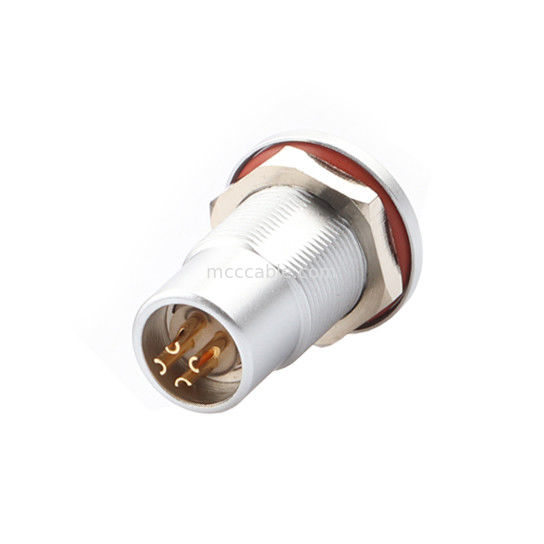 परिपत्र जलरोधक कनेक्टर बी श्रृंखला Z7 4P महिला वैक्यूम सील जलरोधक सॉकेट, फिक्स्ड सॉकेट नट फिक्स्ड IP68