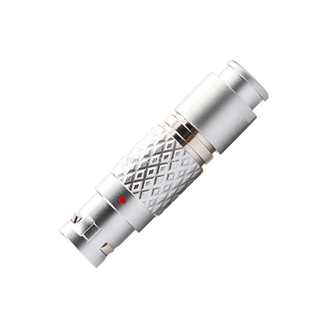 पुश-प्लग स्व-लॉकिंग कनेक्टर LEB श्रृंखला FGG.1B 7Pin पुरुष विमानन प्लग औद्योगिक परिपत्र कनेक्टर