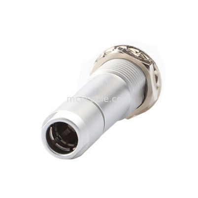 औद्योगिक जलरोधक परिपत्र कनेक्टर बी श्रृंखला Z10 6P महिला इनडोर यूनिवर्सल डबल नट केबल क्लैंप केबल को ठीक करने के लिए